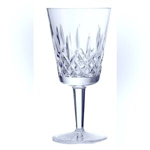 Set/4 WATERFORD Vintage 1986 Cut Crystal Large Goblets Lismore Pattern EUC